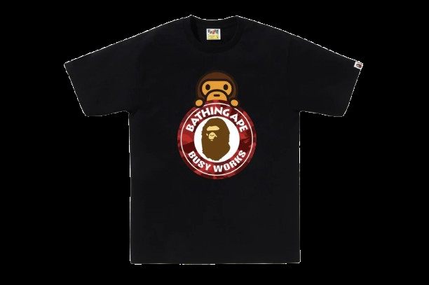 COLOR CAMO MILO ON BUSY WORKS TEE